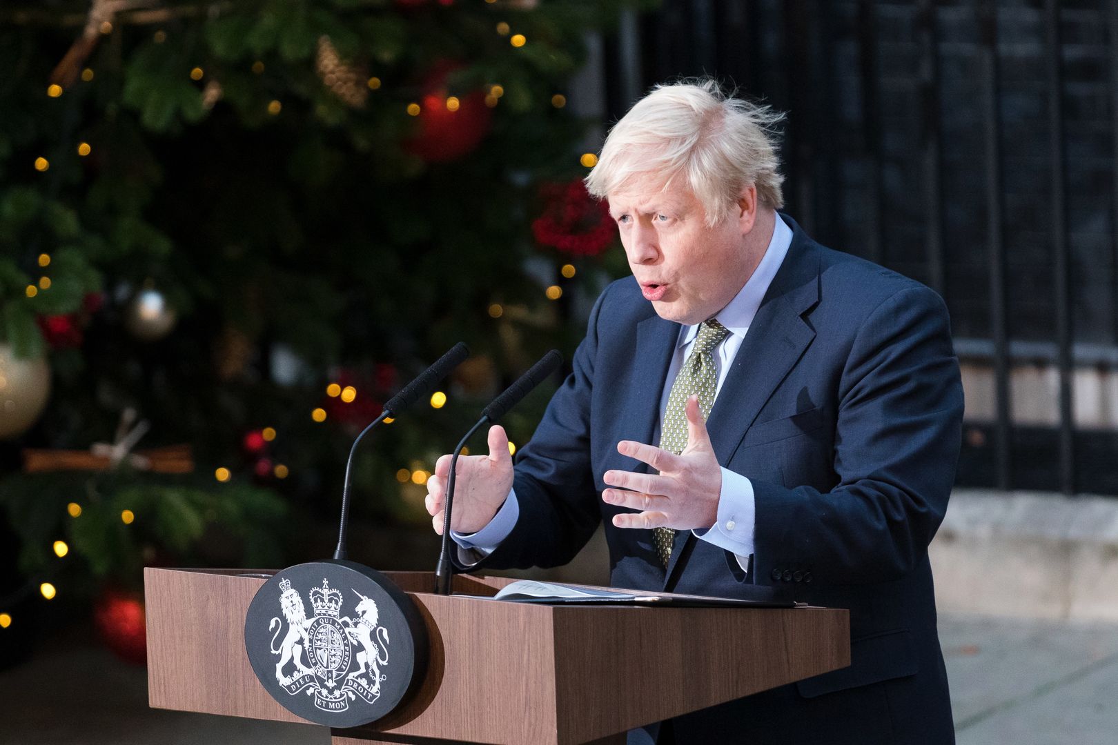 Premier Wielkiej Brytanii Boris Johnson (Partia Konserwatywna) 
