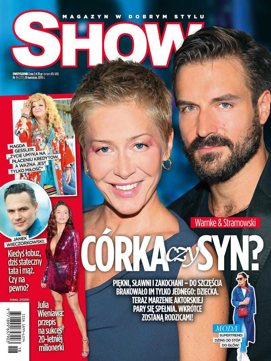 Show o ciąży Katarzyny Warnke