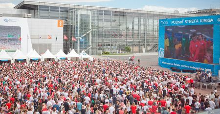 Strefa Kibica na MTP popularna wśród poznaniaków. Odwiedziło ją 40 tysięcy osób