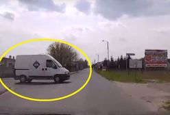 Bus bez kierowcy przetoczył się przez skrzyżowanie. O włos od tragedii