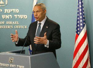 Powell: wrogiem pokoju jest Hamas