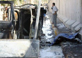 9 żałobników zabitych w zamachu bombowym w Iraku