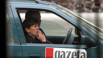 Helena Łuczywo przed przesłuchaniem