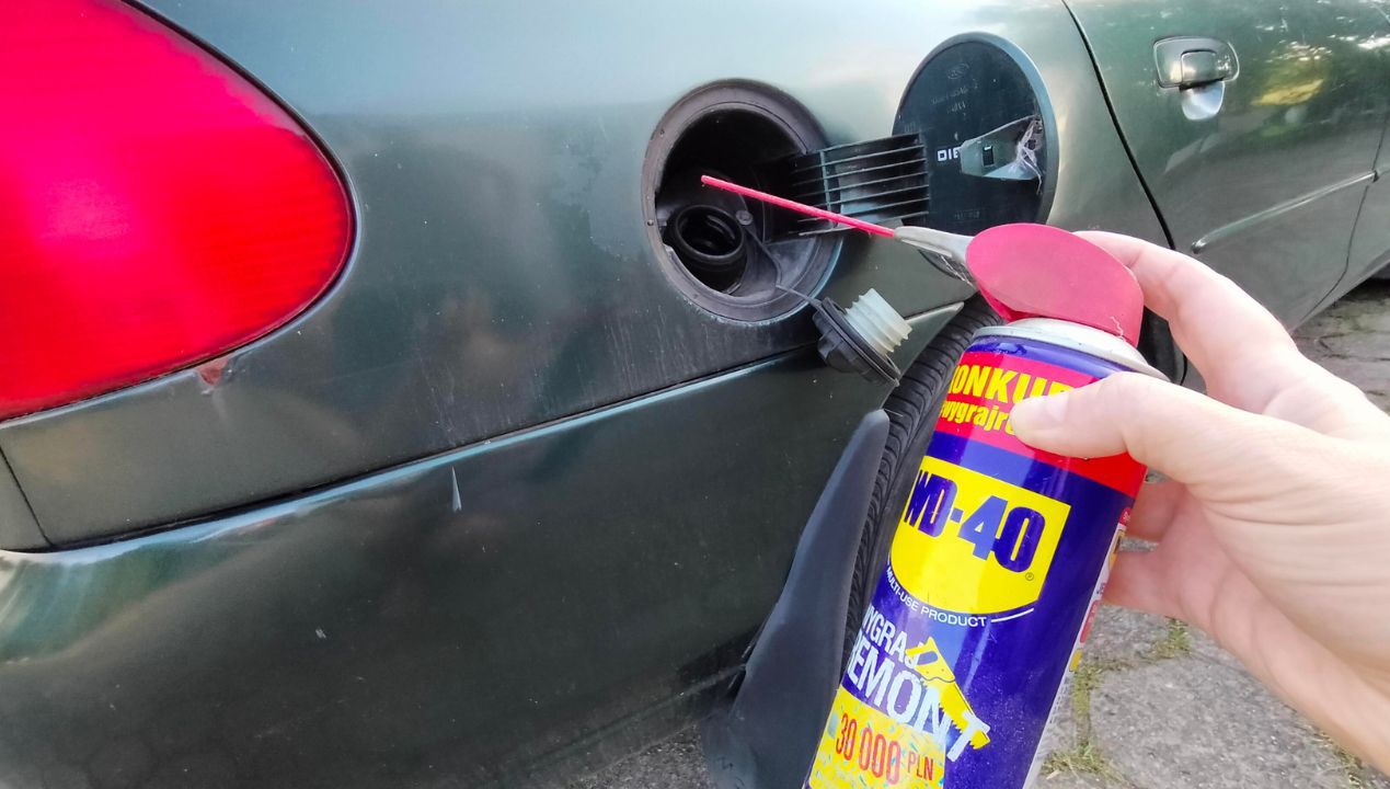 Always keep a can of WD-40 in your car toolbox