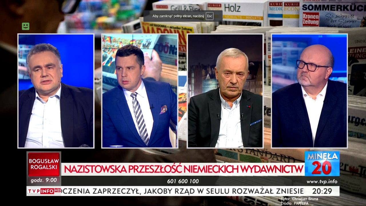 Fundacja skrytykowała Polskę PiS. TVP wypowiedziała Niemcom medialną wojnę