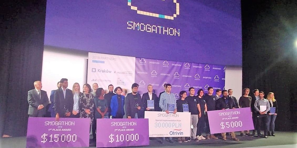 Smogathon: wybrano najlepsze rozwiązanie smogowe 2018 roku. Polacy niestety poza finałem