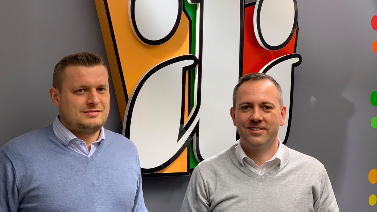 Od lewej Sebastian Muliński, Paweł Fornalski - założyciele IAI S.A.