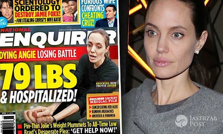 Angelina Jolie trafiła do szpitala psychiatrycznego? Tabloid ujawnia szokujące informacje