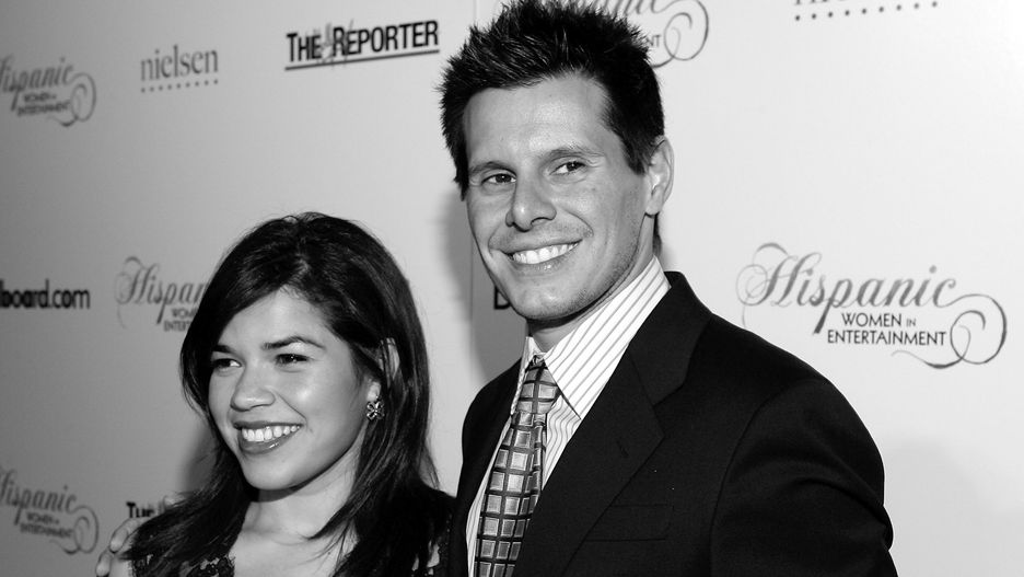 America Ferrera, gwiazda "Brzyduli Betty" i Silvio Horta,twórca serialu