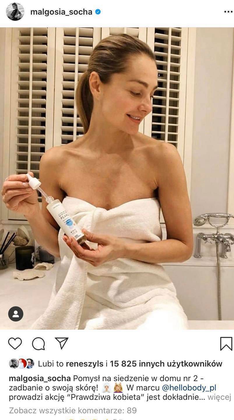 Małgorzata Socha zachęca do dbania o siebie