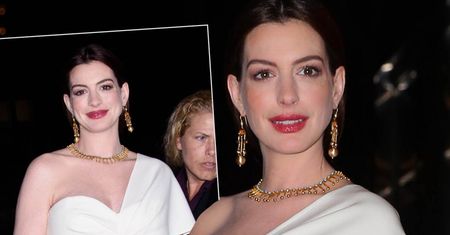 Ciężarna Anne Hathway w olśniewającej kreacji na salonach. Wyglądała przepięknie! Jej brzuszek jest już ogromny