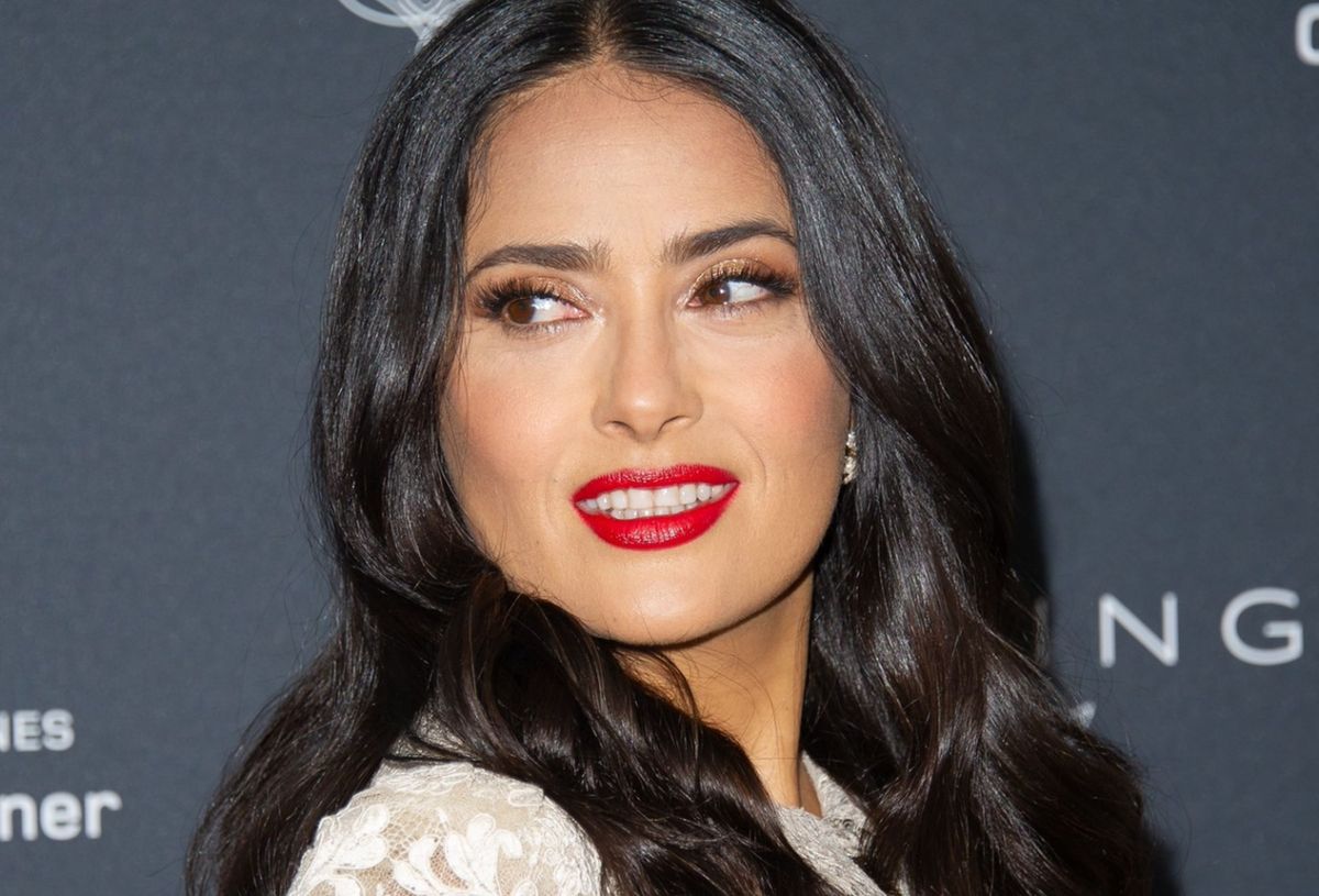 Salma Hayek bez makijażu. Aktorka jest przepiękna