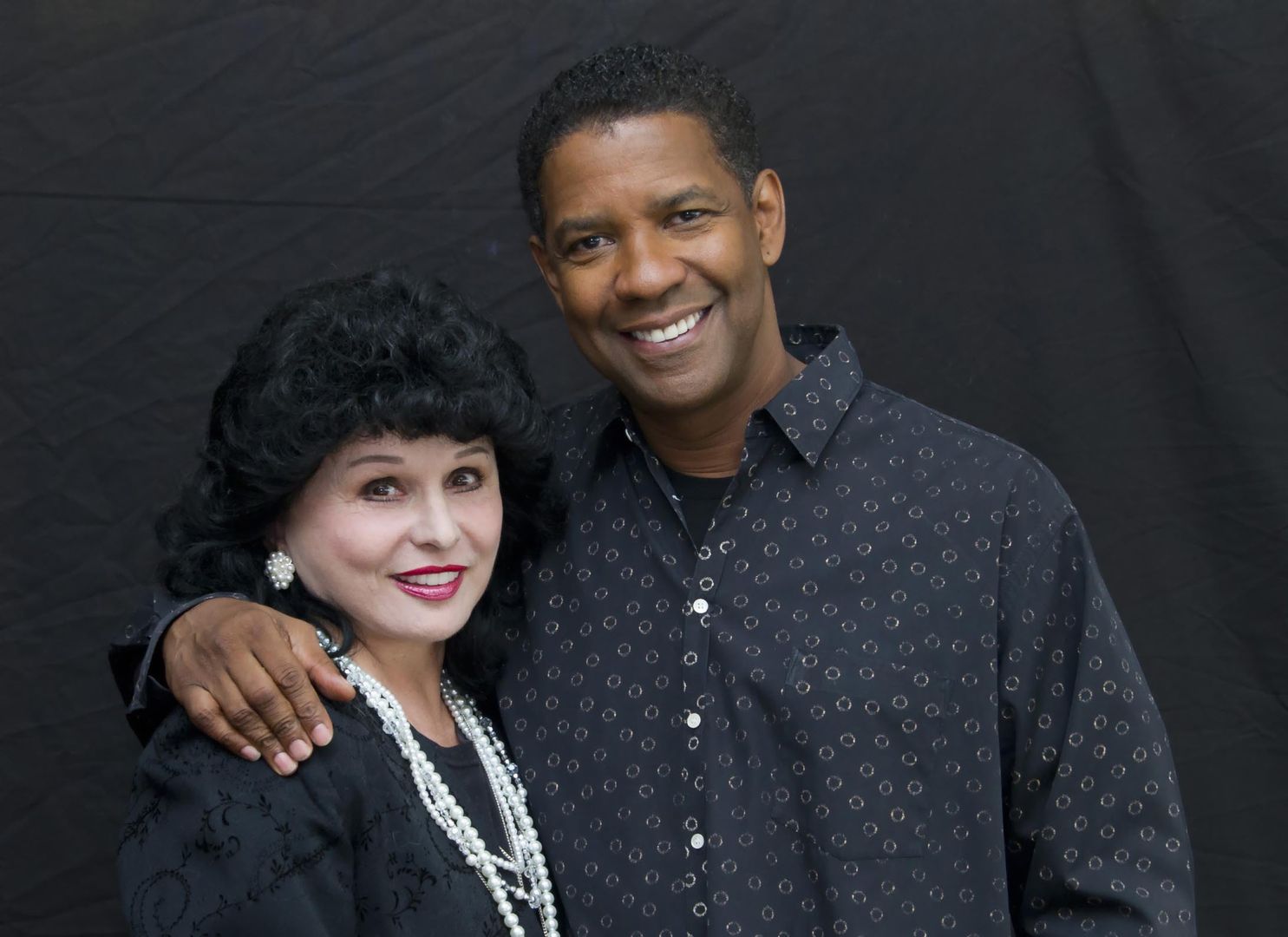 Yola Czaderska Hayek i Denzel Washington