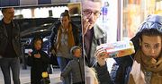 Rewelacja! Anna Mucha buszuje po sklepach ze słodkimi dziećmi i przystojnym Marcelem Sorą! Raj dla paparazzi!