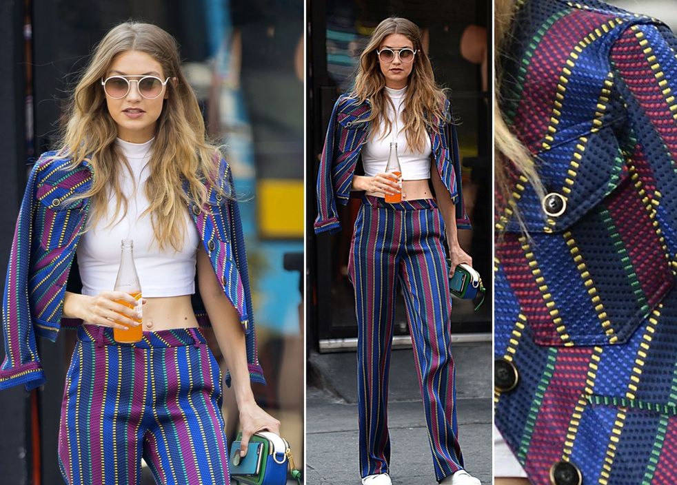 LOOK OF THE DAY: Gigi Hadid w stylizacji Tommy Hilfiger