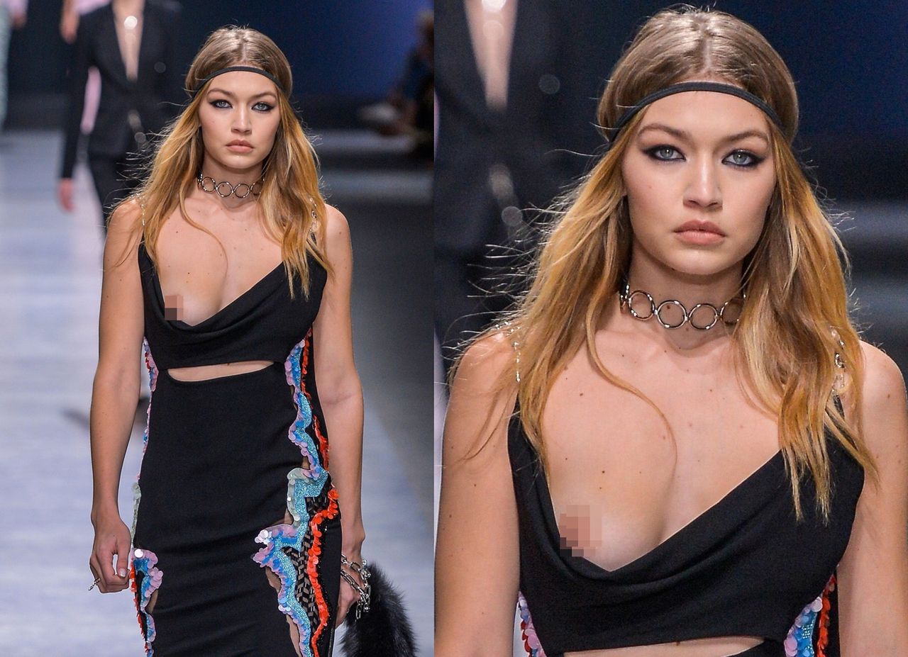 Gigi Hadid: wpadka na wybiegu. Niechcący pokazała za dużo