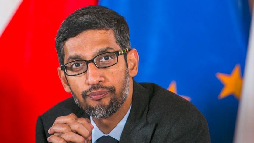 Sundar Pichai, CEO Google, podczas wizyty w Polsce.