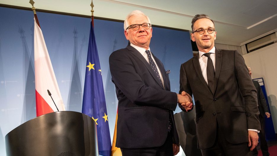 Jacek Czaputowicz i Heiko Maas