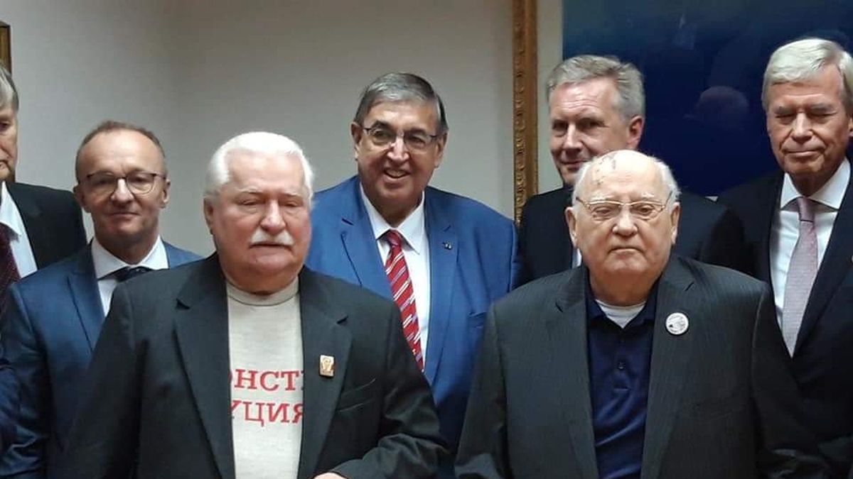 lech wałęsa michaił gorbaczow rosja