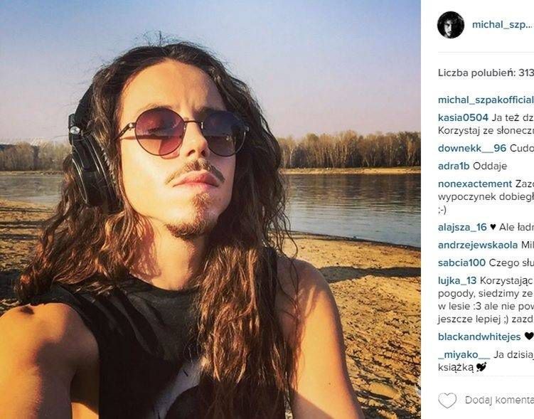 Michał Szpak odpoczywa przed Eurowizją 2016