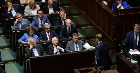 Co Szczerba usłyszał od Kaczyńskiego? Spekulacje na temat wymiany zdań