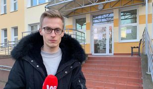 Koronawirus w Polsce. Reporter WP jest pod szpitalem w Zielonej Górze