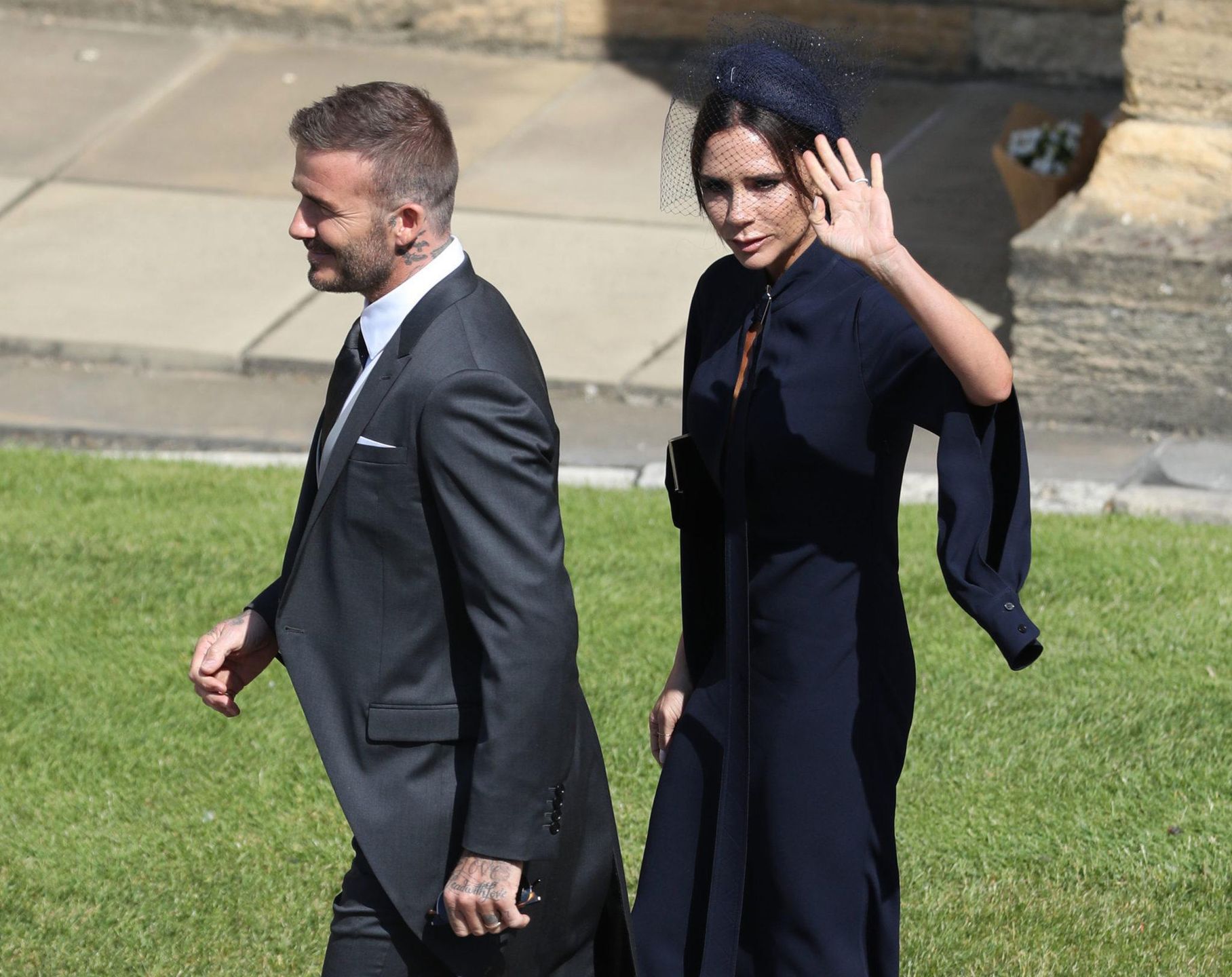 Victoria Beckham i David na ślubie Meghan Markle i księcia Harry'ego