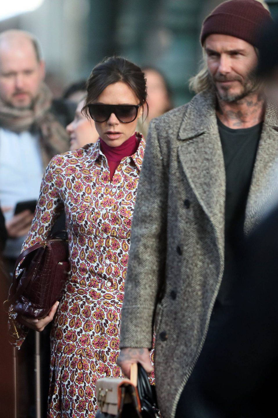 David i Victoria Beckham w Paryżu