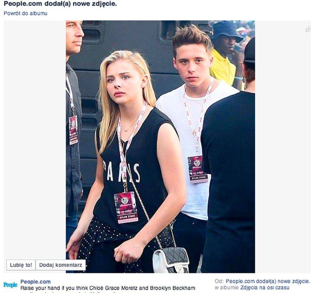Chloe Moretz, Brooklyn Beckham
Fotografia: screen z Facebook.com