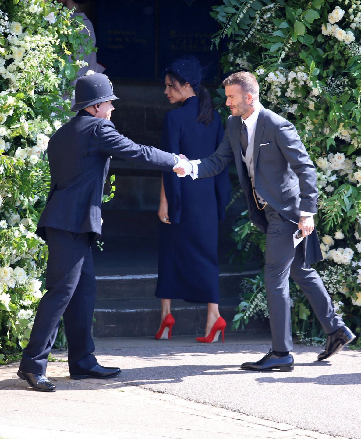 Victoria Beckham i David na ślubie Meghan Markle i księcia Harry'ego