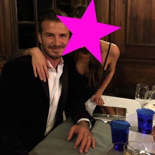 Kogo David Beckham zabrał na romantyczną kolację?
