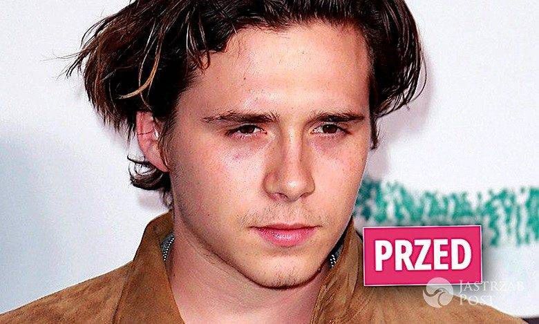 Brooklyn Beckham wyprowadził się z domu - od razu drastycznie zmienił fryzurę i zrobił sobie kolczyk w uchu