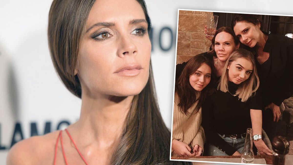 Victoria Beckham z siostrą i jej córkami