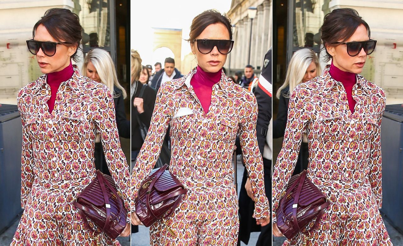 LOOK OF THE DAY: Victoria Beckham pokazuje, jak nosić letnią sukienkę zimą