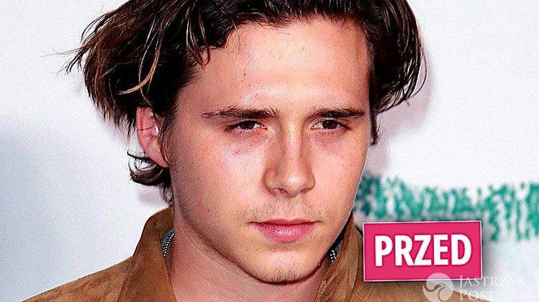 Brooklyn Beckham w krótkich włosach