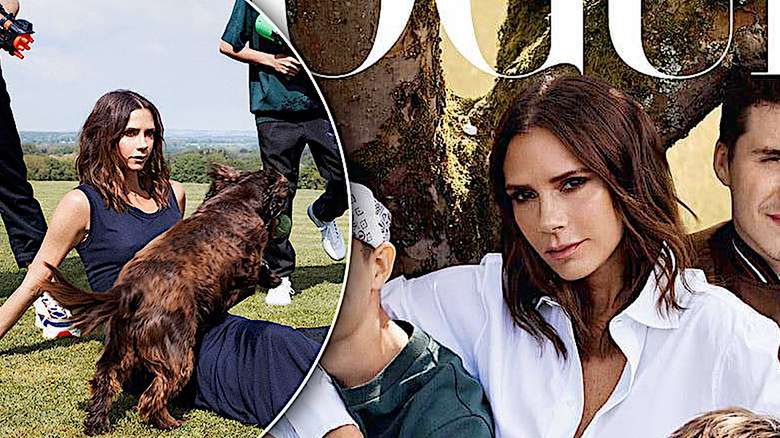 Vogue,Victoria Beckham, dzieci