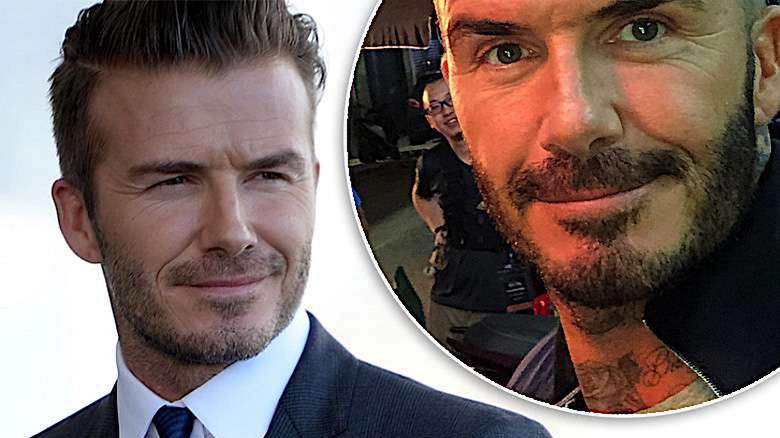 David Beckham fryzura