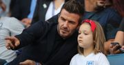 David Beckham zabrał córkę na mecz mistrzostw świata kobiet. Znów pocałował ją w usta