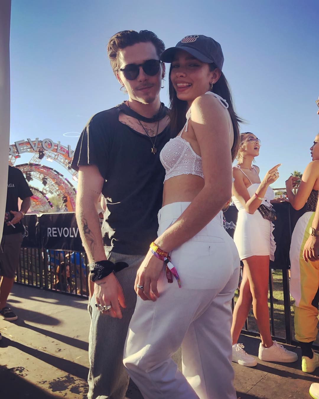 Brooklun Beckham i Hana Cross razem na festiwalu