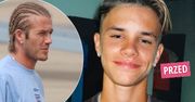 Romeo Beckham zaszalał z fryzurą. Odtworzył najbardziej kontrowersyjną metamorfozę Davida