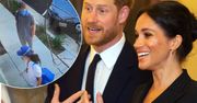 Książę Harry i Meghan Markle w maseczkach dowożą jedzenie potrzebującym. Sąsiedzi nagrali ich z ukrycia
