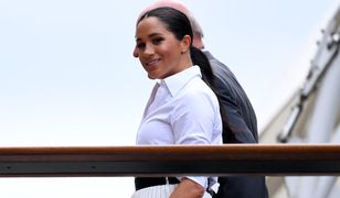 Księżna Meghan cała w bieli na Wimbledonie