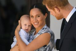Meghan z synkiem i psami na spacerze. Archie rośnie jak na drożdżach