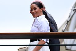 Księżna Meghan cała w bieli na Wimbledonie