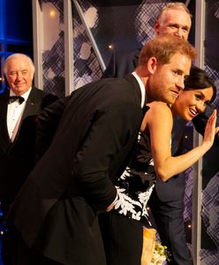 Książę Harry i księżna Meghan na Royal Variety. Nie obyło się bez zabawnej wpadki