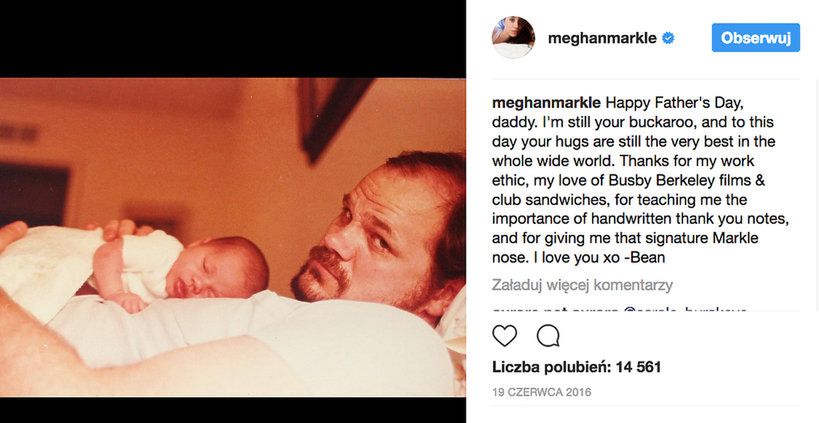 Ojciec Meghan Merkle