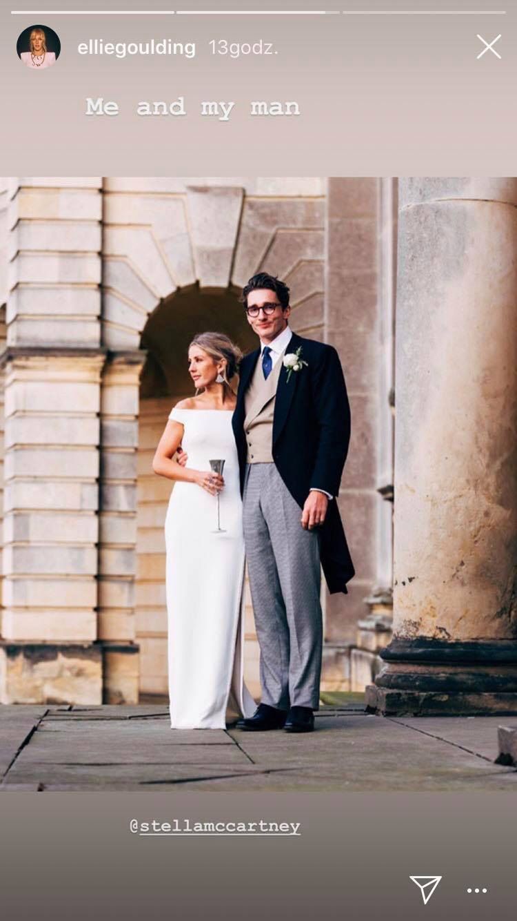 Druga suknia Ellie Goulding była identyczna jak kreacja Meghan Markle 