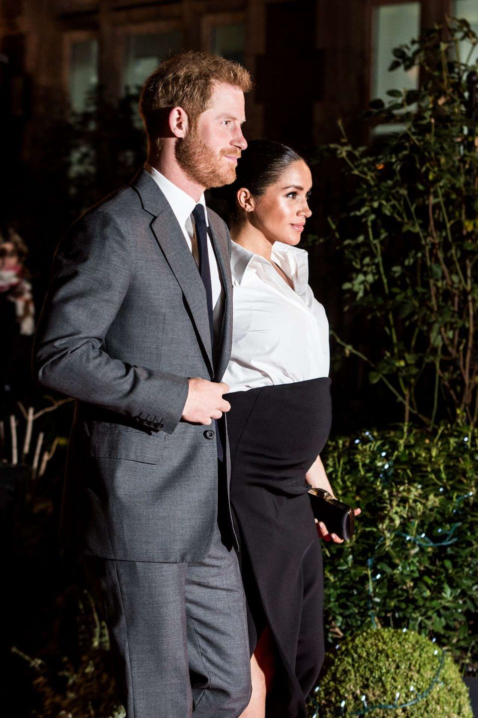 Książę Harry i Meghan Markle na uroczystej gali