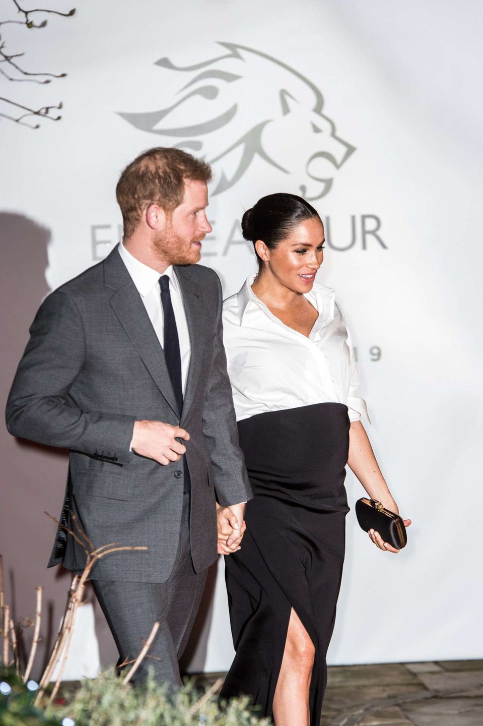 Meghan Markle i książę Harry na uroczystej gali