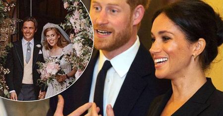 Harry i Meghan nie zostali zaproszeni na ślub Beatrice. Po ceremonii wysłali jej krótkiego SMS-a